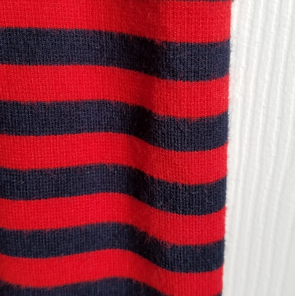 EUC Madewell Red Striped T-Shirt Dress - Picture 3 of 6